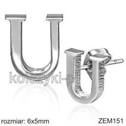 kolczyki antyalergiczne stal chirurgiczna - ZEM151