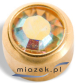 Kolczyki Studex - Kryształ górski złoty